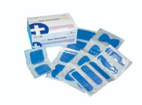 Waterproof Assorted Plasters Blue x 100 072854