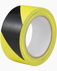 Yellow and Black Tape 50mm x 33m