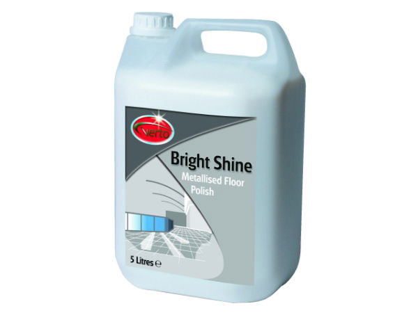 Verto Bright Shine Metallised Floor Polish 5L 032565