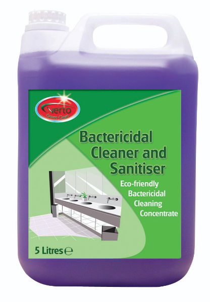 Verto Green Clean Bactericidal Cleaner and Sanitiser 5L 022365