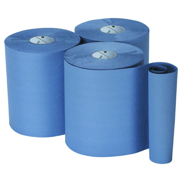 Auto Cut Hand Towel Roll Compact Blue x 12