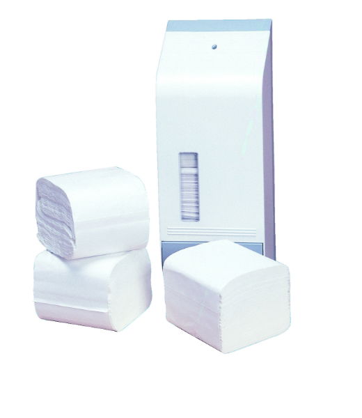 White Lockable Dispenser For Bulk Pack 012025